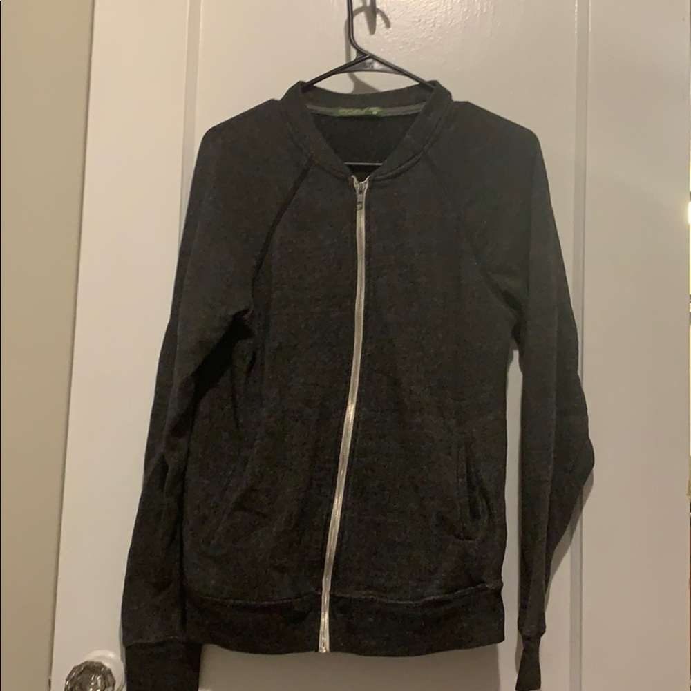 Grey zipper sweatshirt medium